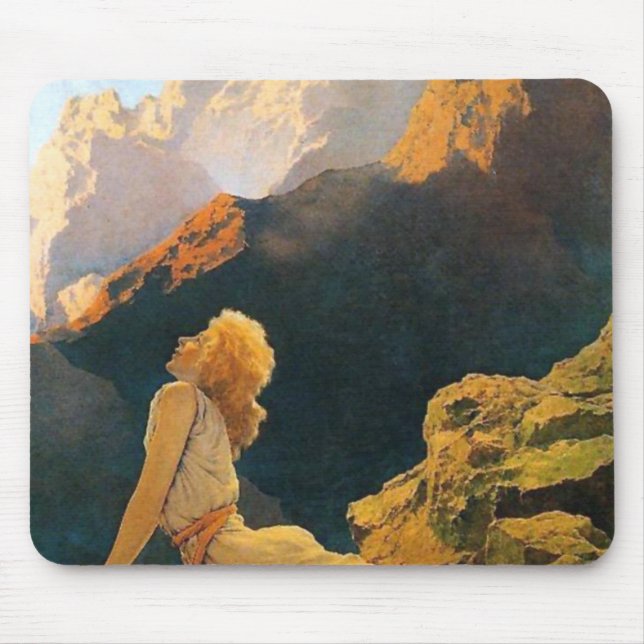Wild Geese By Maxfield Parrish Mouse Mat (Front)