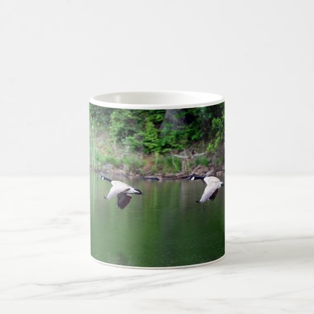 Wild Geese Flying - Customised Coffee Mug (Center)