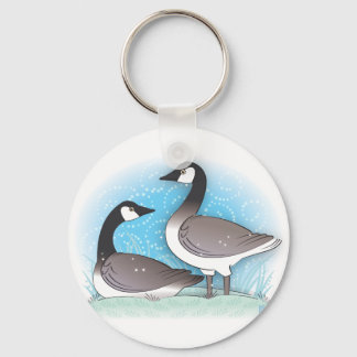 wild geese key ring
