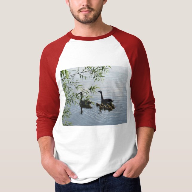 Wild Geese Mens Raglan T-Shirt (Front)