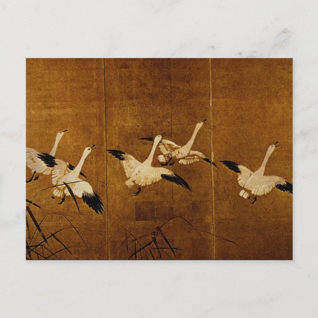 Wild Geese Postcard (Front)