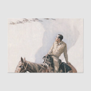 “Wild Geese” Western Art by WHD Koerner Tissue Paper