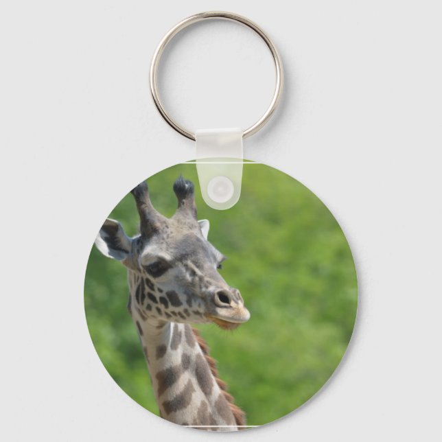 Wild Giraffe Key Ring (Front)