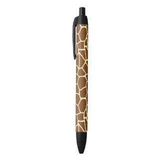 Wild Giraffe Pattern Animal Print Black Ink Pen