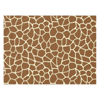 Wild Giraffe Pattern Animal Print Tablecloth