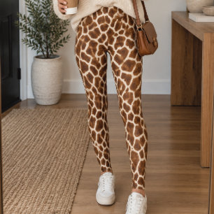 Wild Giraffe Print Leggings
