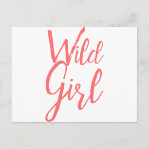 Wild Girl (Feminist Expressions) Postcard
