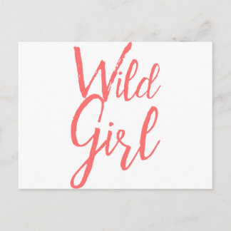 Wild Girl (Feminist Expressions) Postcard