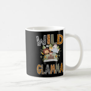 Wild Glamma 1st Birthday Zoo Safari Jungle Animal Coffee Mug
