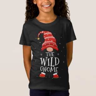 Wild Gnome Xmas Family Matching Christmas Gnomes F T-Shirt