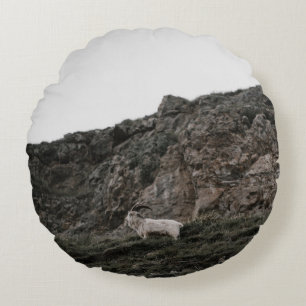 WILD GOAT ROUND CUSHION