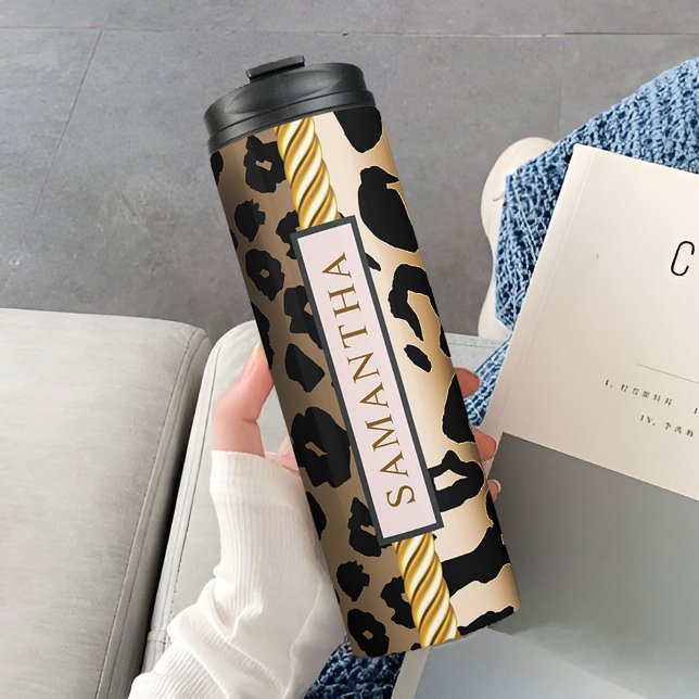 Wild Gold Minimalist Thermal Tumbler   (Creator Uploaded)