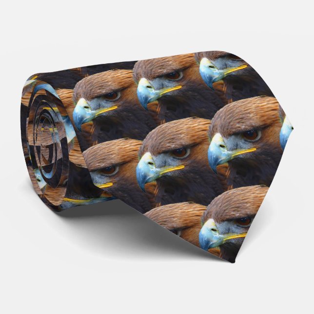 Wild Golden Eagle in Brown Tie (Rolled)
