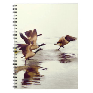 "Wild Goose Chase" - Running Geese Notebook
