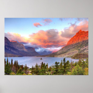 Wild Goose Island at Sunrise Poster