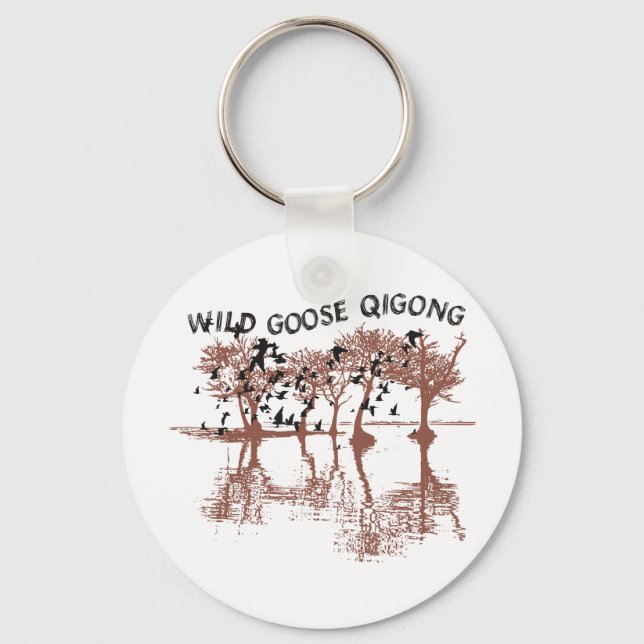 Wild Goose Qigong Key Ring (Front)