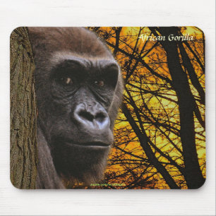 Wild Gorilla Endangered Species Primate Mousepad