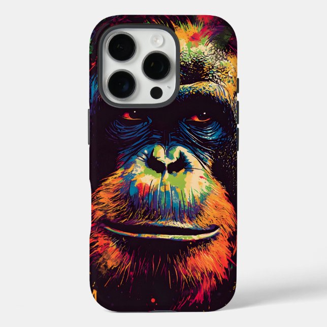 Wild Graffiti Urban Jungle Gorilla  Case-Mate iPhone Case (Back)