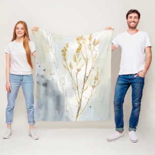 Wild Grass Fleece Blanket