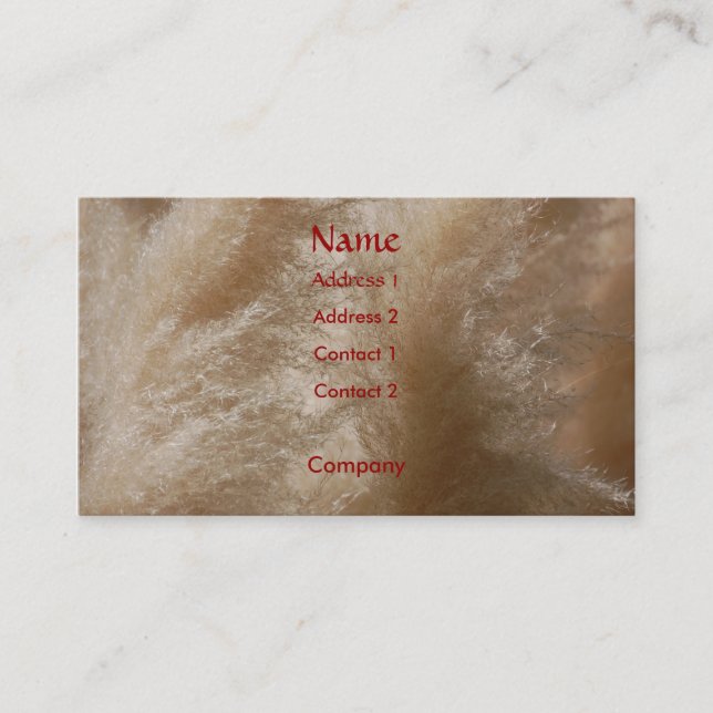 Wild Grass Profile Card (Front)