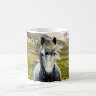 Wild Grey Horse Coffee Mug