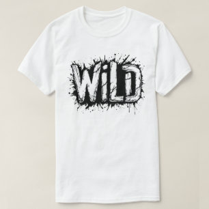 Wild Grunge Typography T-Shirt