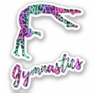Wild Gymnastics Girl   Animal Print Gymnastics