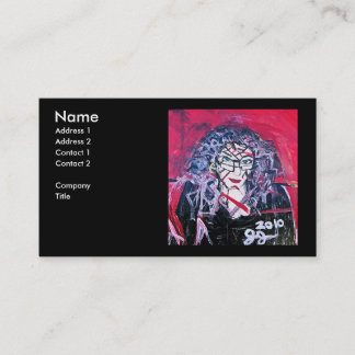 WILD HAIR ABSTRACTION BUSINESS CARD