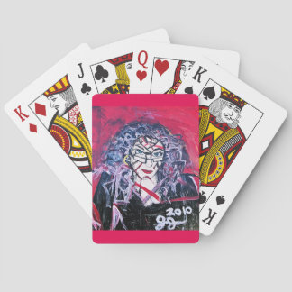 WILD HAIR ABSTRACTION PLAYING CARDS