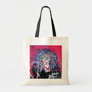 WILD HAIR ABSTRACTION TOTE BAG