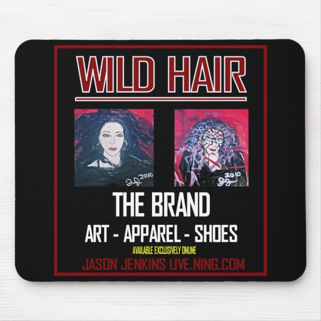WILD HAIR AD MOUSE MAT (Front)