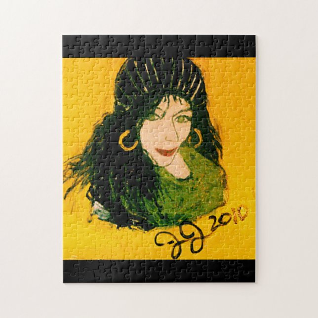 WILD HAIR AS RASTA JIGSAW PUZZLE (Vertical)