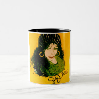 WILD HAIR AS RASTA Two-Tone COFFEE MUG