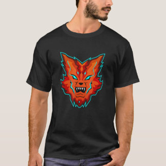 Wild Halloween Wendigo Beast Illustration Graphic  T-Shirt