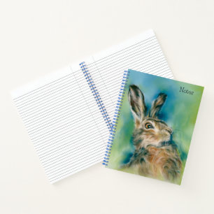 Wild Hare Exuberance Pastel Art Notebook