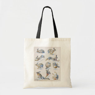 Wild Hare (Rabbit) Studies, Bruno Liljefors Tote Bag