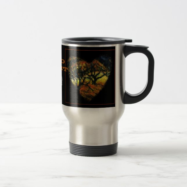 Wild Heart Mug with Trees (Right)