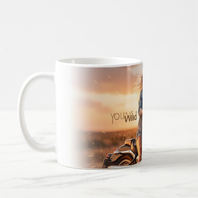 Wild Heart Ride at Sunset Mug (Left)
