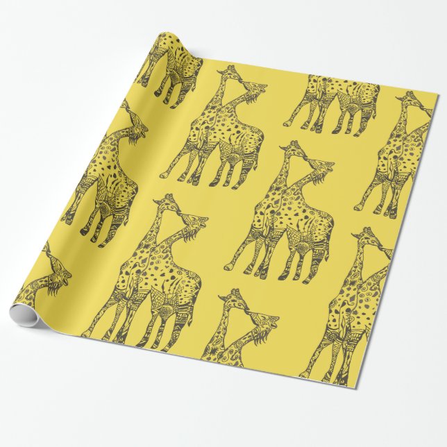 Wild heart Wrapping Paper (Unrolled)