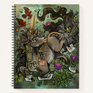 Wild Hearted Unicorn Notebook