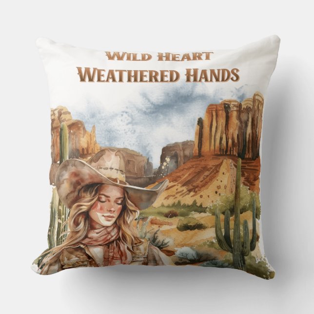 Wild Hearts Cushion (Front)