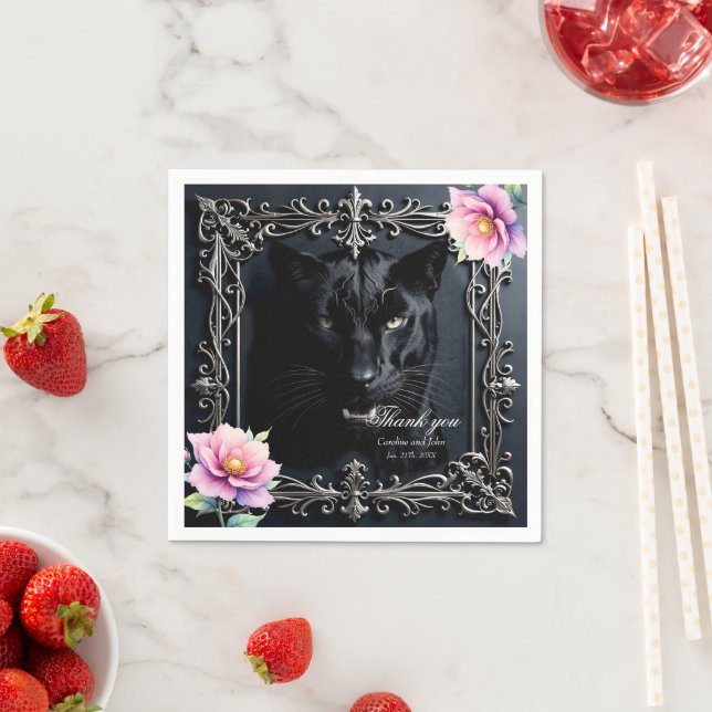 Wild Hearts, Eternal Vows.  Napkin (Insitu)
