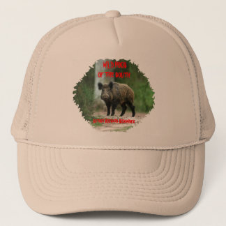 Wild Hogs Of The South,Author Richard Schamber Trucker Hat