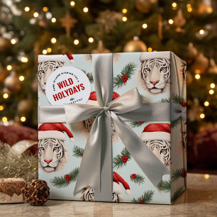 Wild Holidays Tiger Safari Wrapping Paper