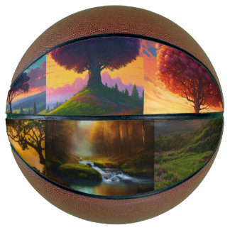 "Wild Hoops: Nature-Inspired Basketball for Outdoo