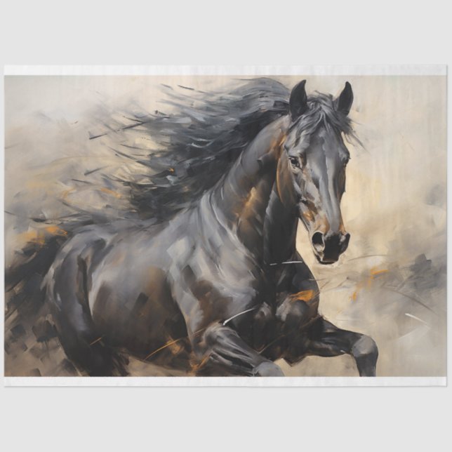 Wild Horse 6 Decoupage Paper (Front)