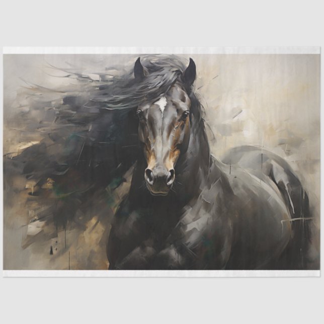 Wild Horse 7 Decoupage Paper (Front)