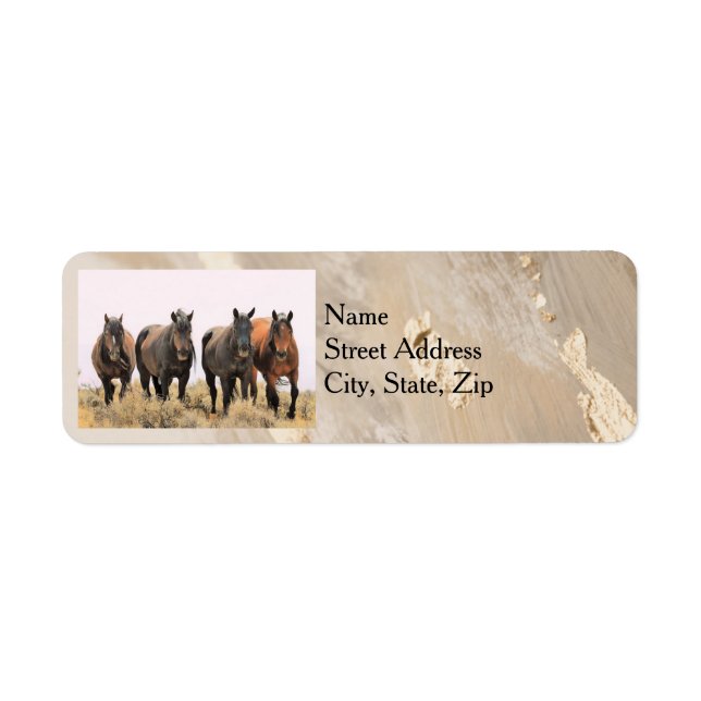 Wild Horse Address Labels (Front)