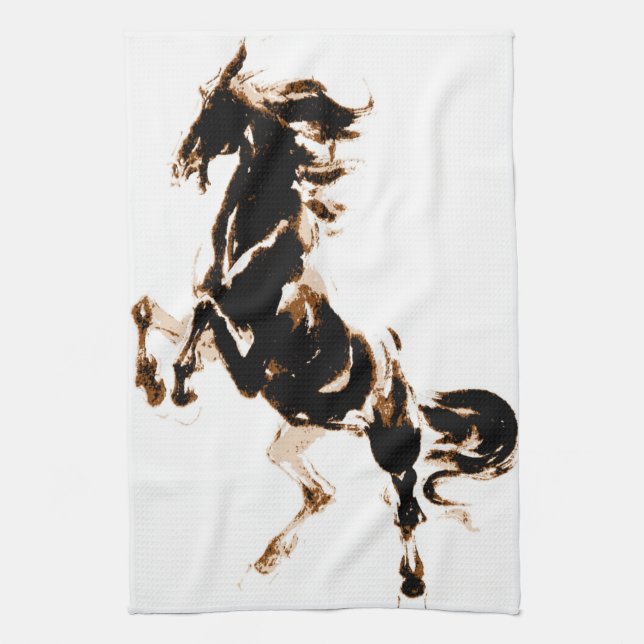 Wild Horse American MoJo Kitchen Towel (Vertical)