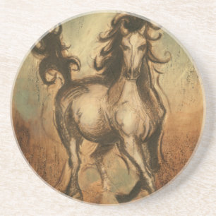Wild Horse and Warm Colours Coaster